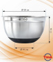 Миска TimA 3 л/20 см с терками и крышкой MKT-20