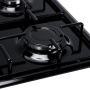 Встраиваемая варочная панель Газовая Simfer H60Q40B411, 60 см, цвет Чёрный