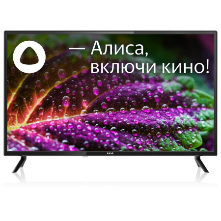  32" (81см) Телевизор BBK 32LEX-7246/TS2C, SMART, HD 1366x768, Цвет Чёрный