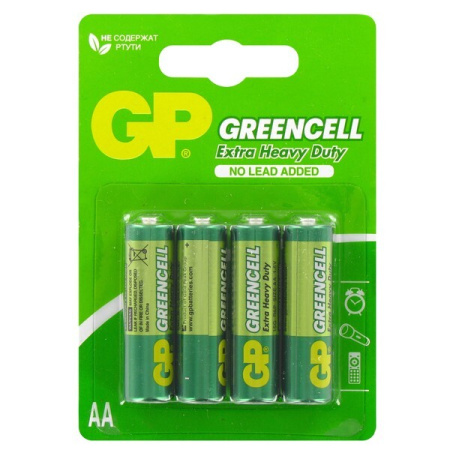 Эл.питания GP Greencell AA R06-4BL