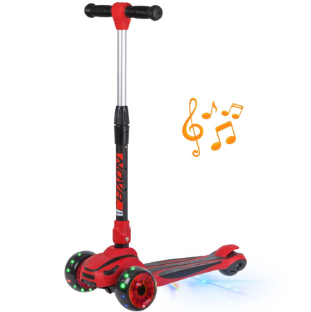 Самокат Novatrack RainBow 120CP.RAINBOW.GN20 красный