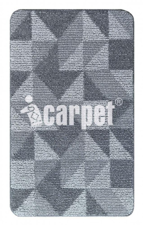 Коврик Shahintex icarpet Букле Геометрия 60*100 пепельно-серый 74 835492
