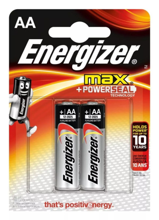 Эл.питания Energizer MAX LR06/E91 AA FSB2 (1BL-2шт)