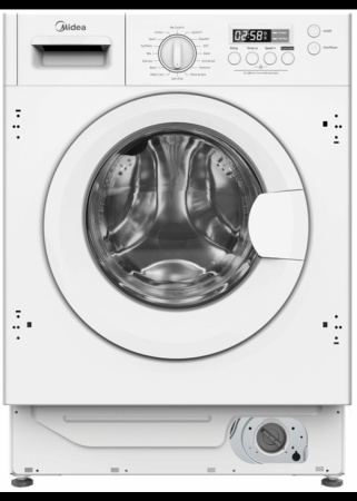 Стиральная машина встраиваемая Midea MFG10W60/W-RU, Max загрузка - 6кг, Max отжим - 1 200об/мин., цвет Белый