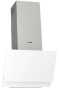 Вытяжка наклонная, настенная, Gorenje WHI649EXGW, цвет Белый, ширина 60см.