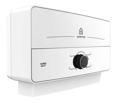 Водонагреватель проточный Ariston Ariston Aures M 6, Прямоугольная, Цвет Белый
