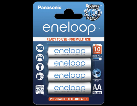 АКК Panasonic Eneloop R06 Ni-MH 1900mAh BL4