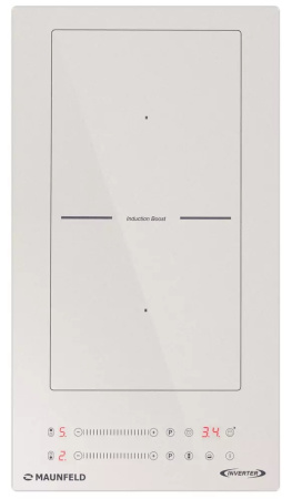 Встраиваемая варочная панель Индукционная Maunfeld CVI292S2BBG Inverter, 29 см, цвет Бежевый