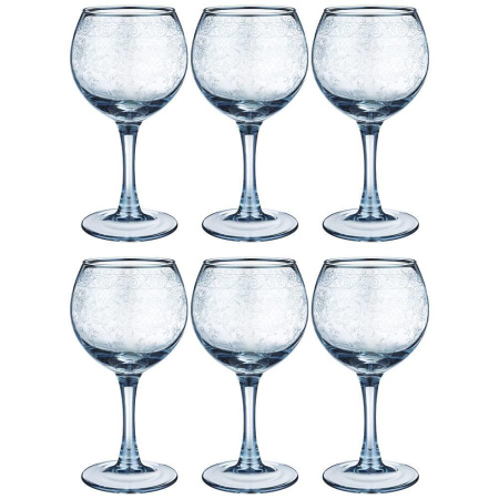 Набор бокалов для вина Lefard Light Blue Ренесанс 6 пр. 280 мл 194-609