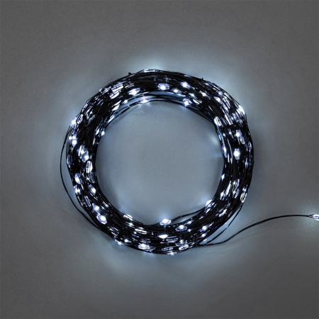Гирлянда светодиодная Neon Night Роса 50 м 500 LED холодный белый 303-285
