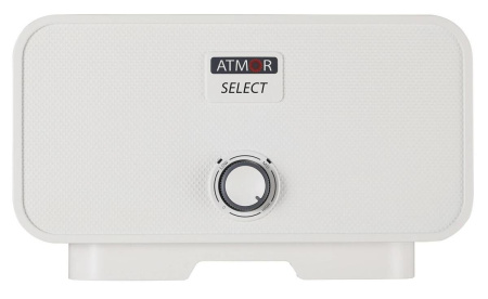 Водонагреватель проточный Atmor Select 5 KW, Прямоугольный, Цвет Белый