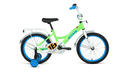 Велосипед Altair Kids 18 (18" 1 ск.) 2020-21 ярко-зеленый/синий