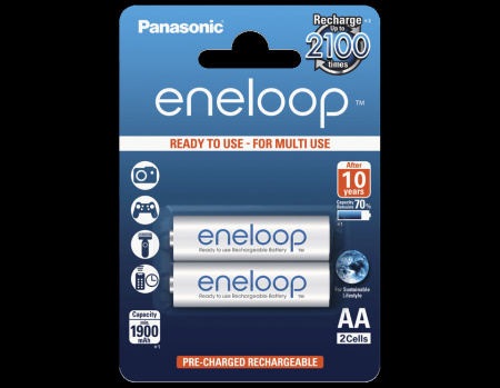 АКК Panasonic Eneloop AA1900 mAh/1BL-2шт
