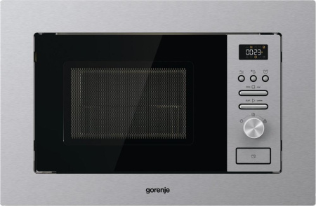 Встраиваемая микроволновая печь Gorenje BMI201AG1X, цвет Серебристый, 20 л.