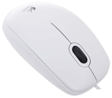 Мышь Logitech B100 (USB) White