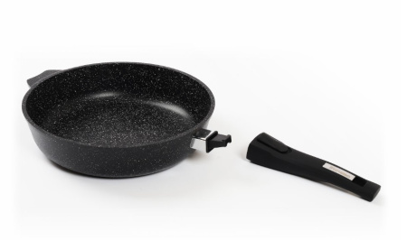 Сковорода Мечта Гранит Black Induction Pro со съемн. ручк. 28 см 028802И