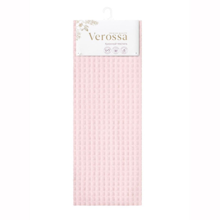 Полотенце Verossa 40/70 Нежно-розовый Вафельное полотно 772552