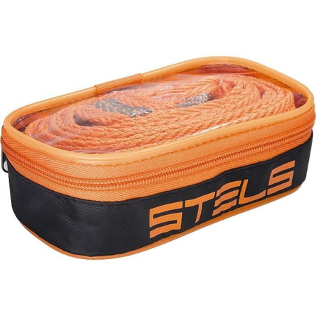 Трос буксировочный STELS 12 тонн, 2 петли, сумка на молнии