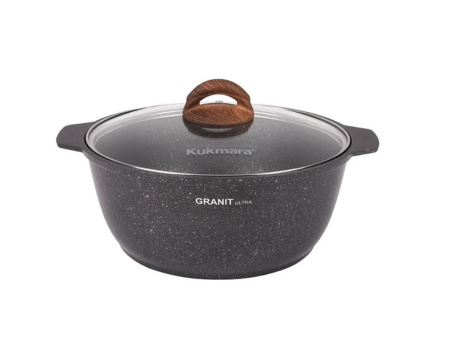 Кастрюля-жаровня Kukmara Granit ultra original 5 л жго51а