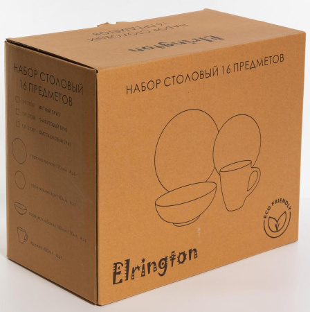 Набор столовый Elrington Вечерний бриз 16 пр. синий 139-27085