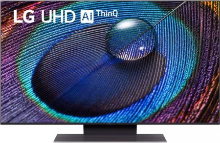  43" (109см) Телевизор LG 43UR91006LA, SMART, UHD 4K 3840x2160, Цвет Чёрный