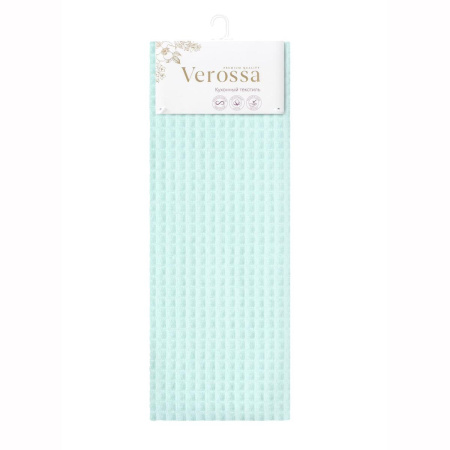 Полотенце Verossa 40/70 Нежно-бирюзовый Вафельное полотно 772553 