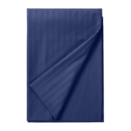 Простыня на резинке Verossa Stripe 160/200/30 Indigo Сатин 784505