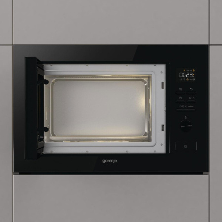Встраиваемая микроволновая печь Gorenje BM251M2BG, цвет Чёрный, 25 л.