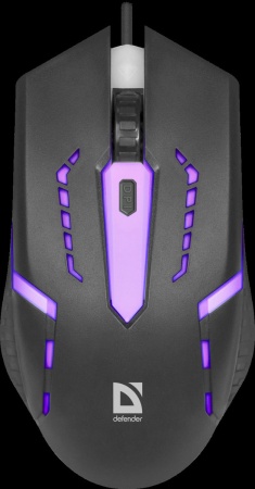 Мышь Defender Hit MB-601 RGB Led (USB) Black