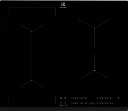 Встраиваемая варочная панель Индукционная Electrolux EIV634, 59 см, цвет Чёрный
