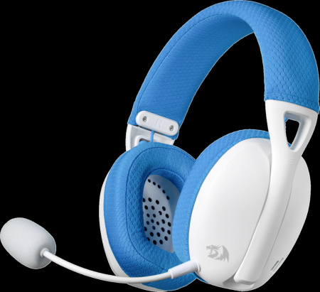 Беспроводная гарнитура Redragon Ire Pro (USB, WirelessUSB, BT) White/Blue