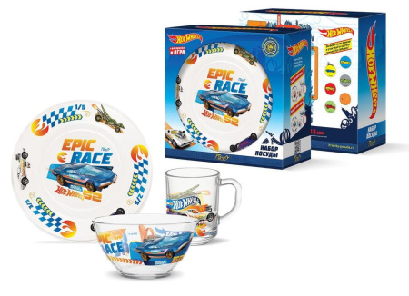 Набор посуды детский Hot Wheels Epic race КРС-1450