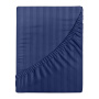Простыня на резинке Verossa Stripe 160/200/30 Indigo Сатин 784505