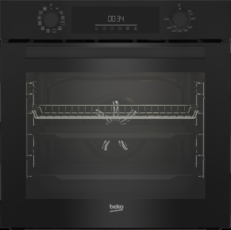 Встраиваемый Электрический духовой шкаф Beko BBIM11301B, цвет Чёрный