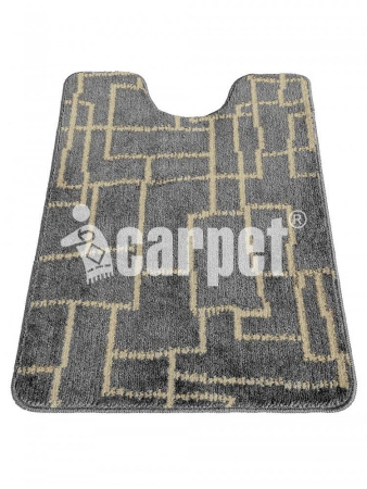 Коврик Shahintex Арт Icarpet Модерн 60*80 серый с бисквитным 7 834198