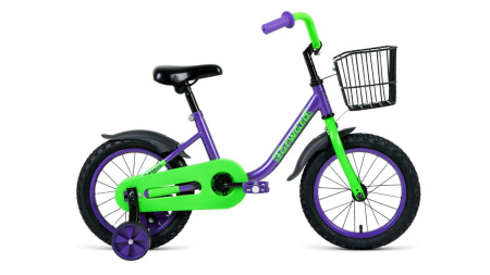 Велосипед Forward Barrio 14 (14"  1ск.) 2019-20 фиолетовый