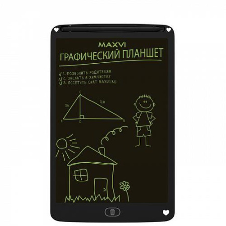 Планшет для рисования Maxvi MGT-02 Black