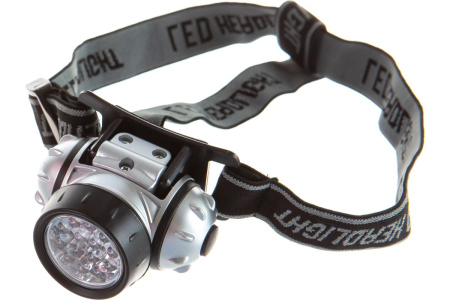 Фонарь налобный Ultraflash LED5352 (3xR03) 14св/д (30lm), серебр./пластик,поворот.отражат,4 режима