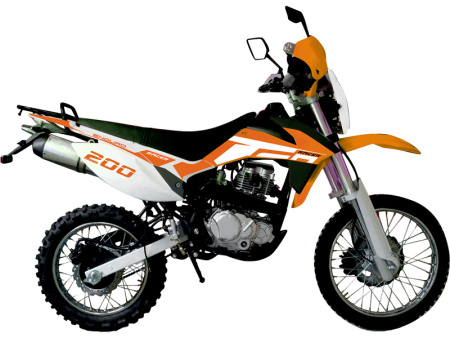 Мотоцикл Racer Enduro RC200GY-C2 зеленый