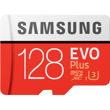 Карта флеш-памяти Samsung microSD Evo Plus V2 128Gb Cl10+ADP