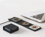 Беспроводная зарядная станция Deppa 3 в 1 Crystal MagSafe Fold Travel QI