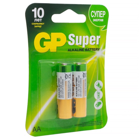 Эл.питания GP Super alkaline AA LR06-60BL