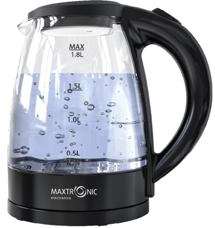 Электрический чайник Maxtronic MAX-412, цвет Чёрный