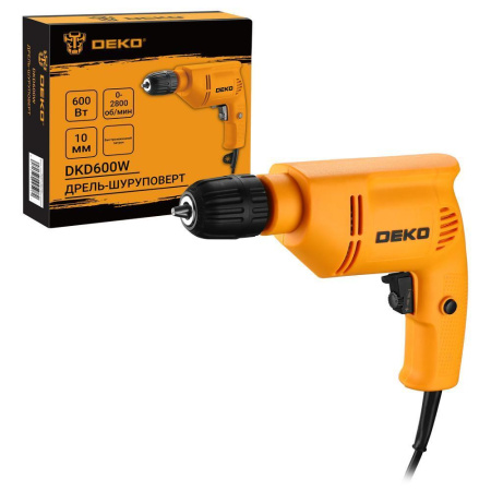 Шуруповерт сетевой DEKO DKD600W