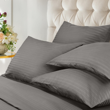 Комплект наволочек Verossa Stripe 70/70 2 шт. Gray Сатин 735945