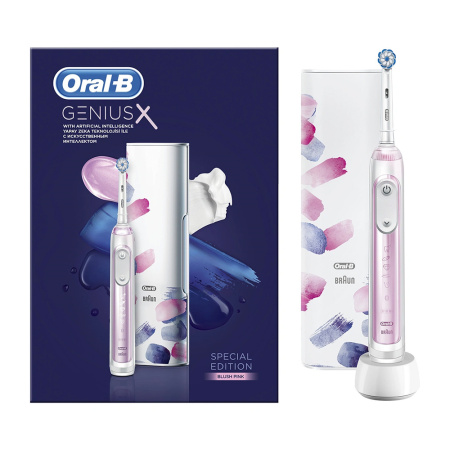 Электрическая зубная щетка ORAL-B GeniusX D706.513.6X Sensi Satin Purple