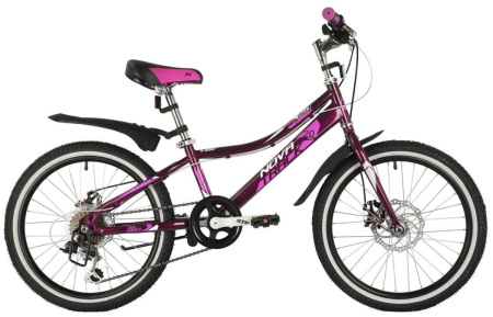 Велосипед Novatrack Alice 20" (6ск.) пурпурный