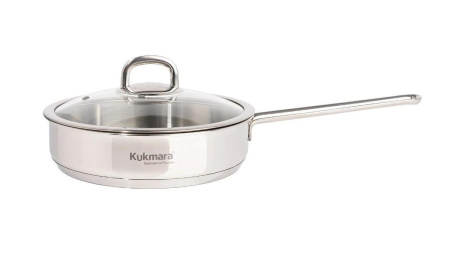 Сковорода Kukmara Safia 1,2 л/ 20 см со стекл. крышкой SF-FP1220G