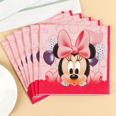Салфетки бумажные Disney Минни Маус 33х33 см 20 шт 9537304
