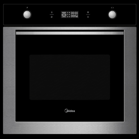 Встраиваемый Электрический духовой шкаф Midea MO78100CGBX, цвет Серебристый